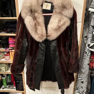 Mark Perlman's Anderson Fur Company Mink & Fox Coat